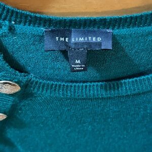 The Limited Teal Crew Neck Sweater